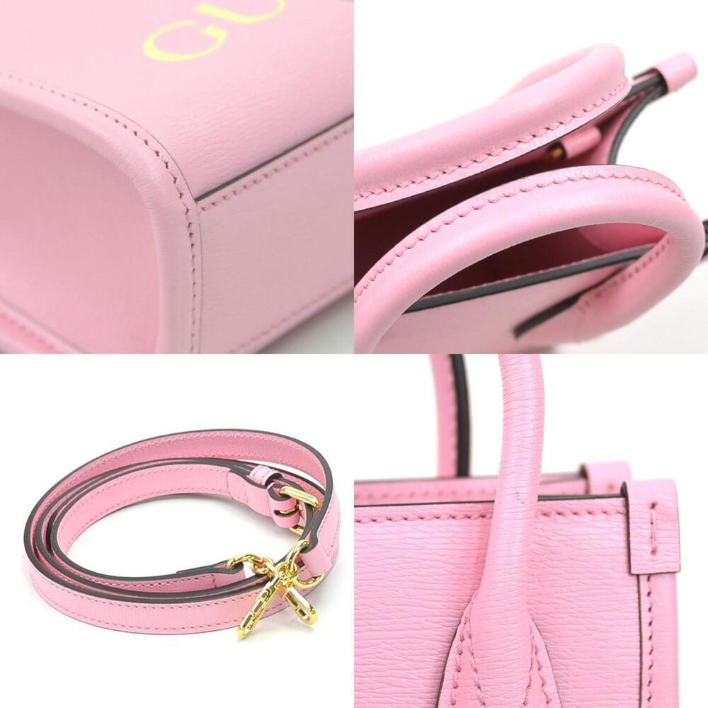 GUCCI Pink Leather Shoulder Bag - Picture 4 of 5